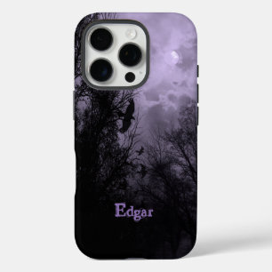16 Pro Ciel hanté personnalisé avec coque iphone violet R