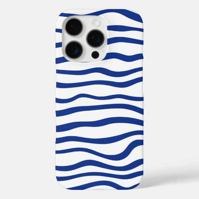 16 Pro coque de téléphone rayée pour iphone (Verso)