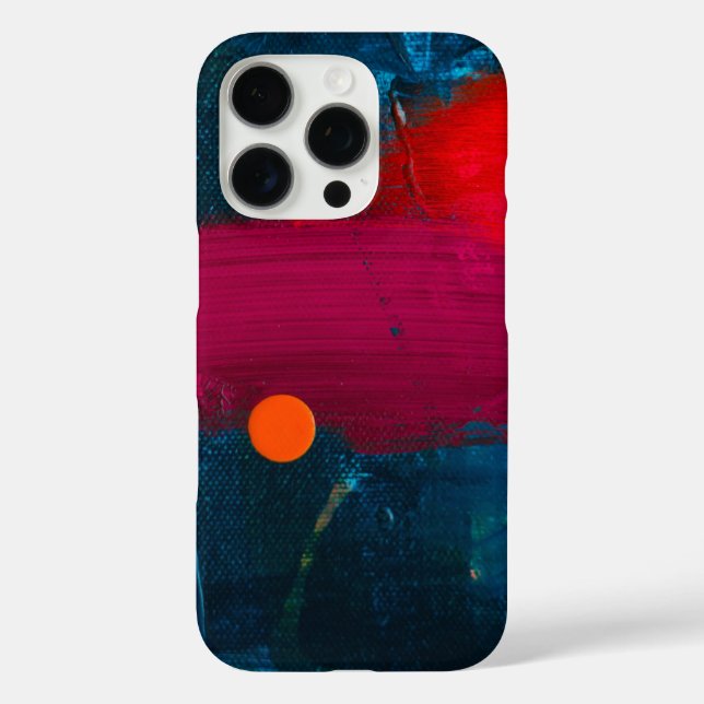 16 Pro coque iphone d'art Abstrait (Verso)