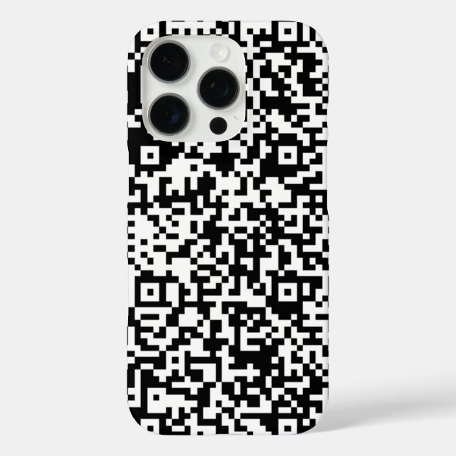 16 Pro Coque iphone de code QR personnalisé (Verso)
