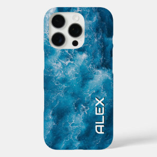 16 Pro Coque iphone d'eau océanique - Mer bleu serein