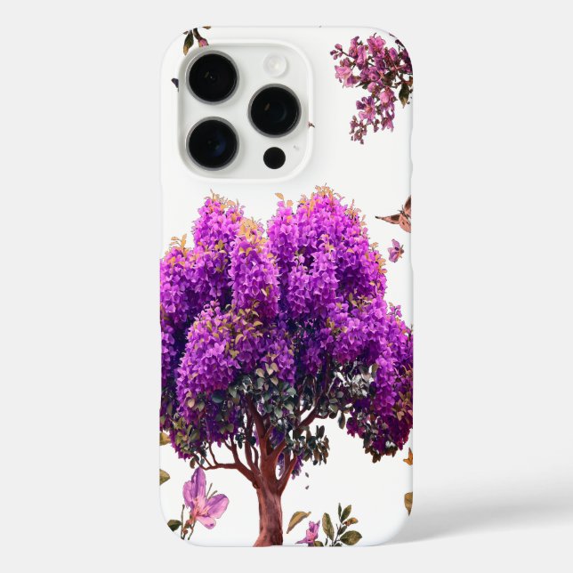16 Pro Coque iphone minime de papillon - Nature florale (Verso)