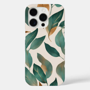16 Pro Coque iphone Motif feuille