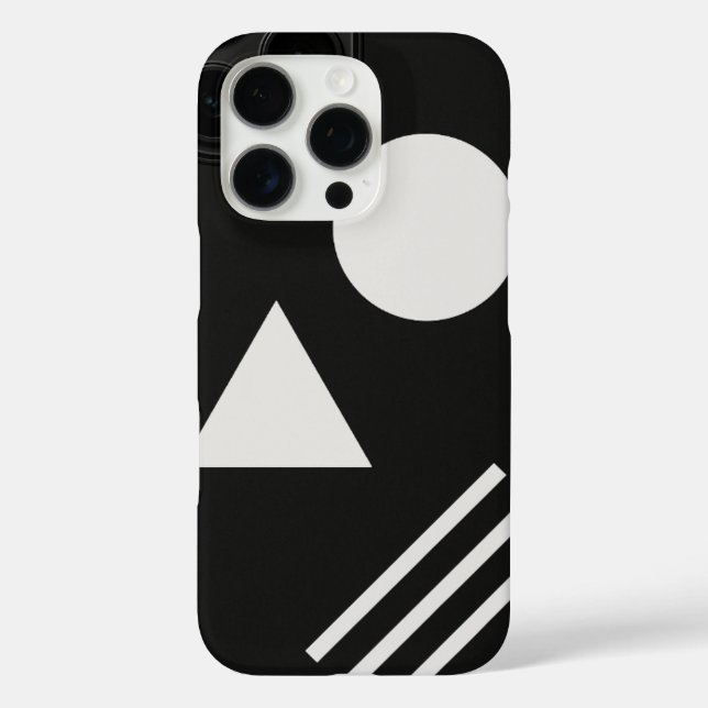 16 Pro Coque personnalisé-Mate® à peine là Apple iPhone 1 (Verso)
