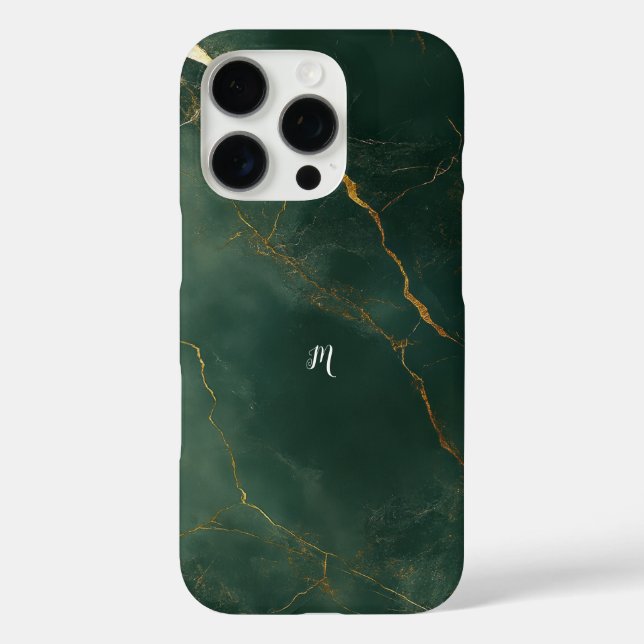 16 Pro Coque pour iPhone / iPad en marbre bleu élégant (Verso)