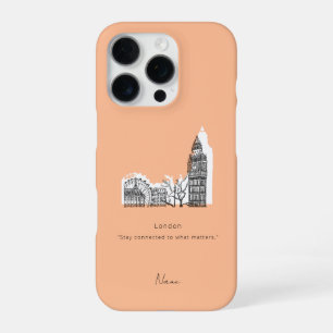 16 Pro London Tone Sketch coque iphone