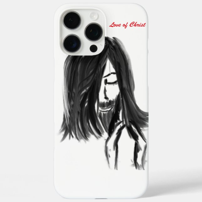 16 Pro Max Amour du Christ Art iPhone / coque ipad (Verso)