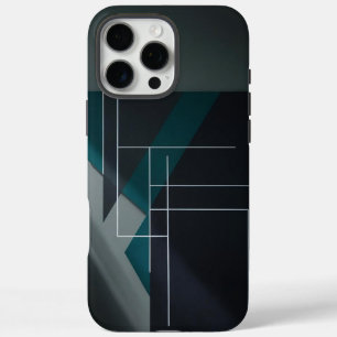16 Pro Max Coque iphone Abstrait géométrique moderne