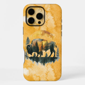 16 Pro Max Coque iphone amérindien avec Buffalo