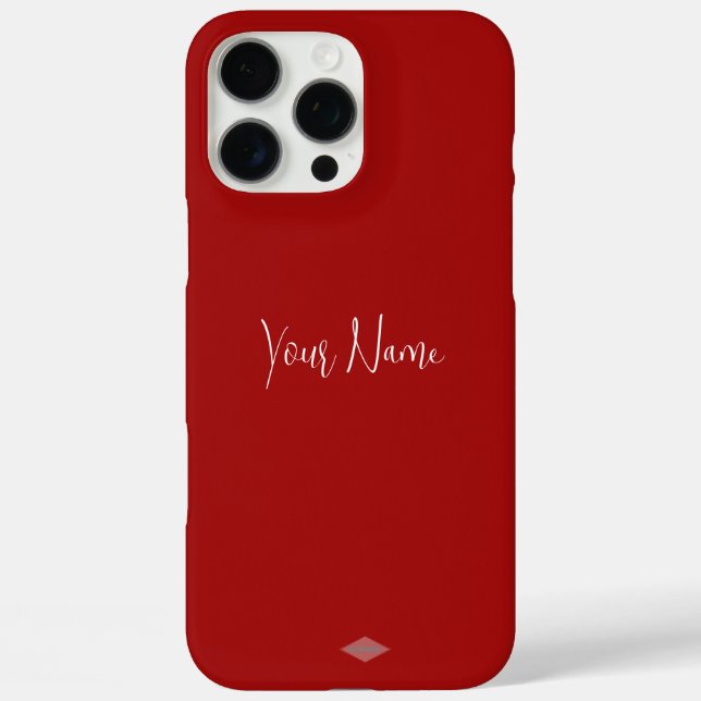 16 Pro Max Coque iphone dans n'importe quelle couleur avec vo (Verso)