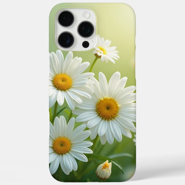 16 Pro Max Coque iphone de la marguerite de l'avenue des fleu (Verso)