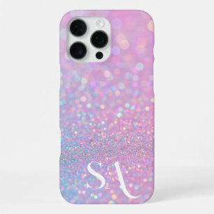16 Pro Max Coque iphone de Parties scintillant rose Pastel pe