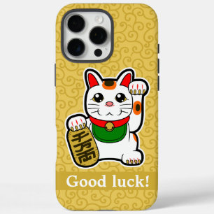 16 Pro Max Coque iphone japonais Lucky Cat Coque-Mate