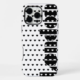 16 Pro Max Coque iPhone Style Londres Amour Noir Et Blanc