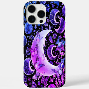 16 Pro Max Coque noir lunaire iPhone - Céleste Moon Design