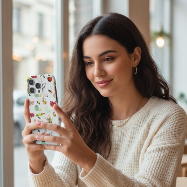 16 Pro Max Couleur d'impression mignonne coque iphone avec pe (Créateur téléchargé)