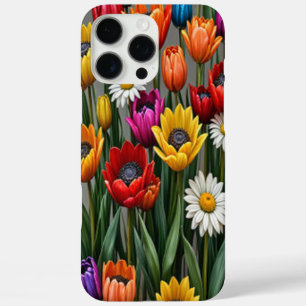 16 Pro Max Fleurs de verre colorées #5 - coque iphone