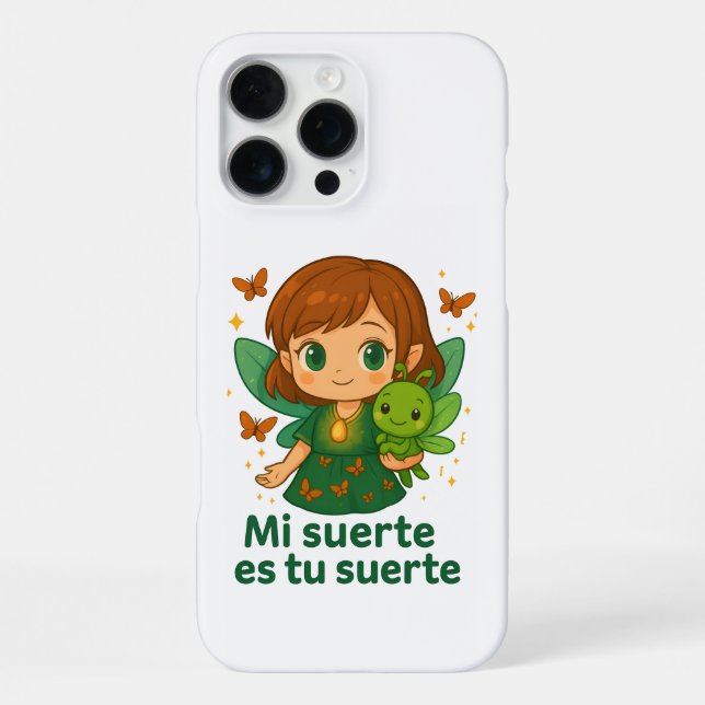16 Pro Max Kawaii Muse & Lucky Cricket - coque iphone Fortune (Verso)
