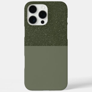 16 Pro Max Moss coque iphone vert demi-texture - personnalisa