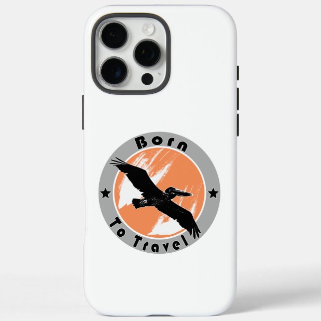 16 Pro Max Né pour voyager Coque-Mate coque iphone (Verso)