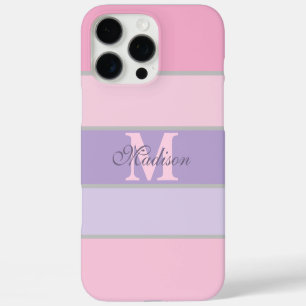 16 Pro Max pastel rose et violet iPhone / coque ipad