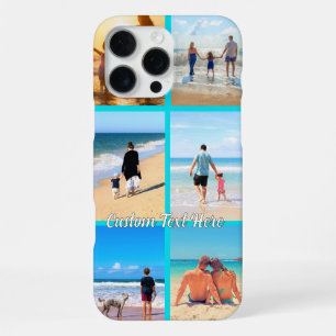 16 Pro Max Texte personnalisé et votre coque iphone de collag