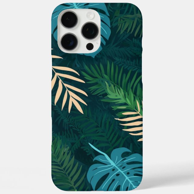16 Pro Max Vibes Tropicales – Coque iPhone Botanique (Verso)