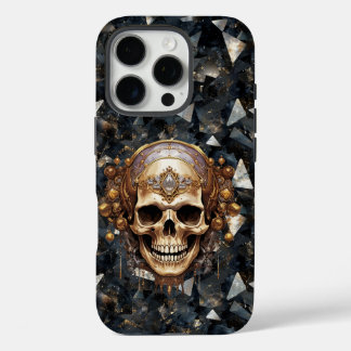 16 Pro Pirate Skull sur Diamants Noirs iPhone / coque ipa