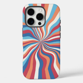 16 Pro Retro Swirl Art Abstrait iPhone / coque ipad