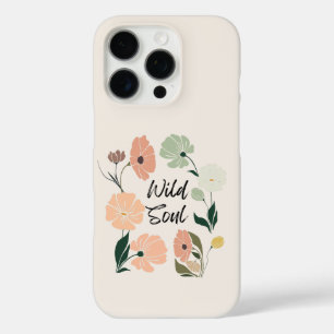 16 Pro Wild Soul Fleur sauvage moderne coque iphone