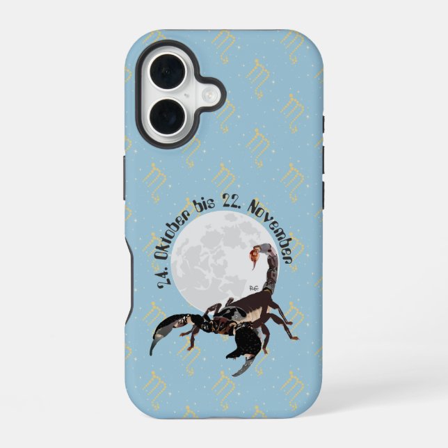 16 Scorpion 24 oct. au 22 nov. Coque IPhone (Verso)