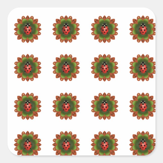 16 Sticker Ladybug (Devant)