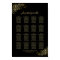 16 Tableau Mariage de bordures d'or Tableau noir