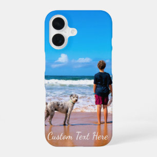 16 Votre coque iphone photo avec texte personnalisé