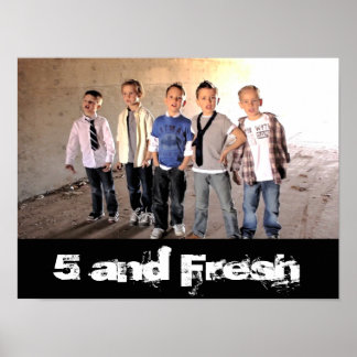 16" x 12" 5 et Poster du tunnel frais!