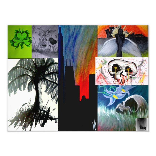 16" x 12", Papier photo de collection d'artistes ( (Devant)