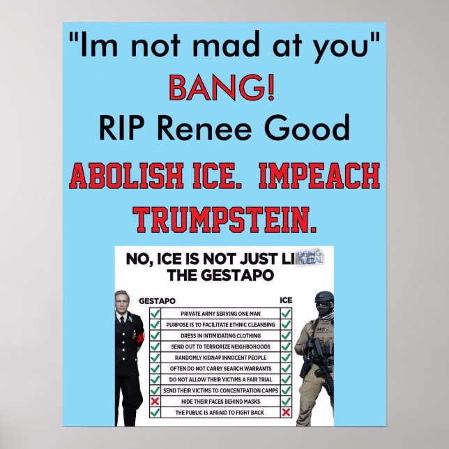 16 x 20 inch rally poster (Devant)