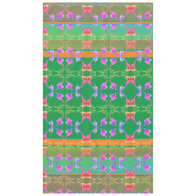 16e anniversaire Bougies et nappe de Statice (Devant)