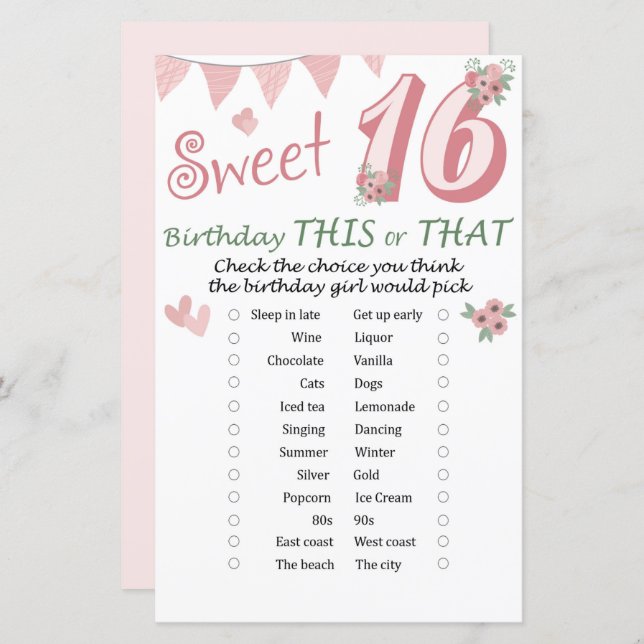 16e anniversaire de ce ou ce jeu (Devant / Derrière)