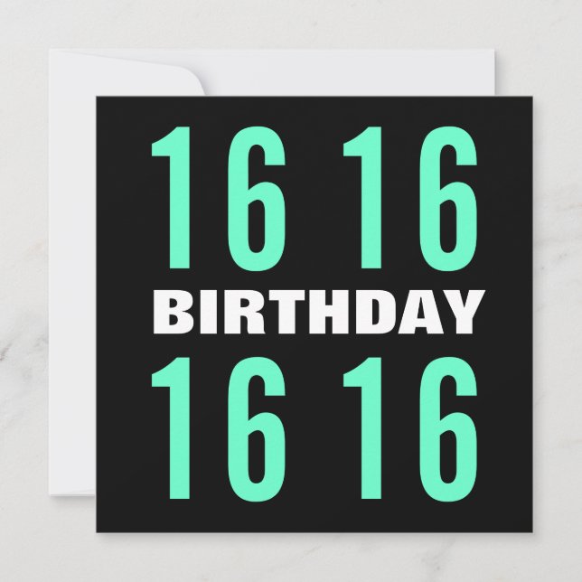 16e anniversaire Monnaie moderne et noir W1020 (Devant)