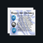 16e carte de voeux de Brother<br><div class="desc">Une grande carte à un frère pour son 16e anniversaire</div>