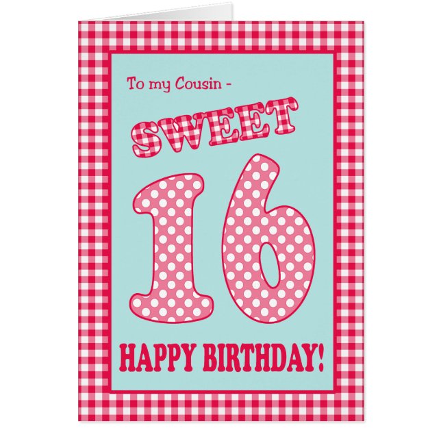 16ème anniversaire de contrôle de bonbon rouge à (Devant)