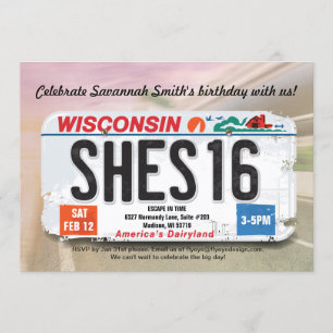16ème invitation de permis du Wisconsin de