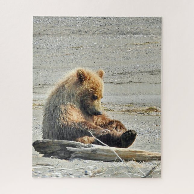 16x20 Puzzle de grizzli ourson (Vertical)