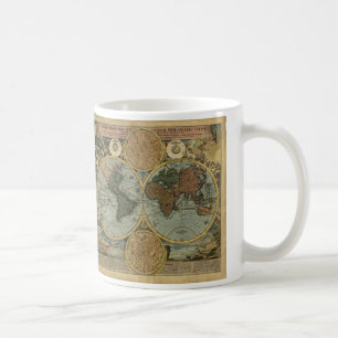 "1716 Homann Olde Worlde Map" Mug
