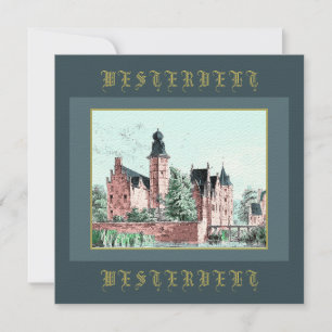 1729 A. de Haen Dutch Kasteel WESTERVELT