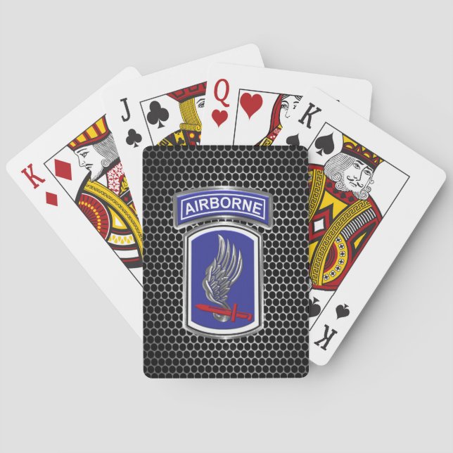 173e Brigade aéroportée Jeu de cartes (dos)