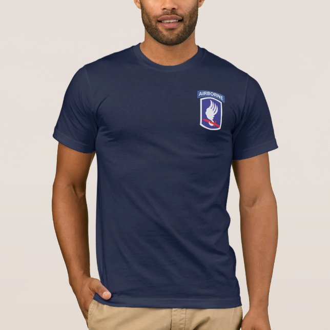 173rd T-shirts d'orienteur de brigade aéroportée (Devant)