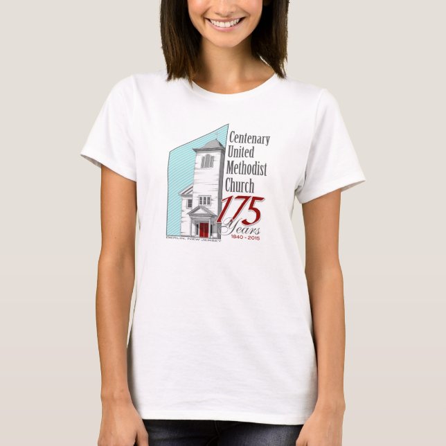 175th Le T-shirt des femmes d'anniversaire (Devant)