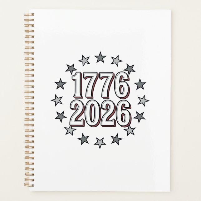 1776 2026 Étoiles Patriotiques Design Vectoriel Vi (Devant)